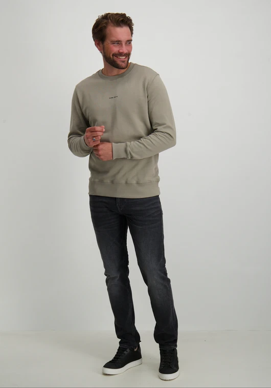 Pure Path Sweater met opdruk 24030312
