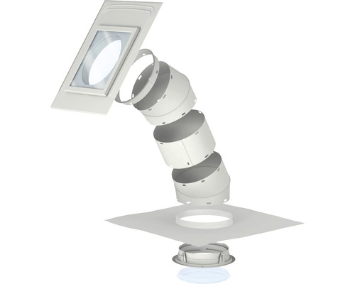 VELUX daglichtspot TLR 0K10 voor hellende daken met platte dakbedekking 36x36 cm incl. stijve buis