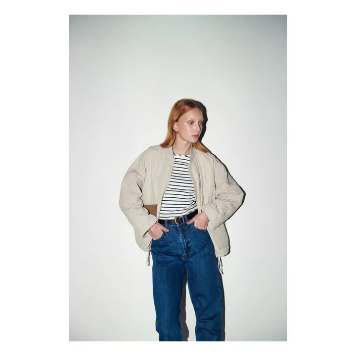 Barbour Blouson Matelassé Bowhill | Ecru