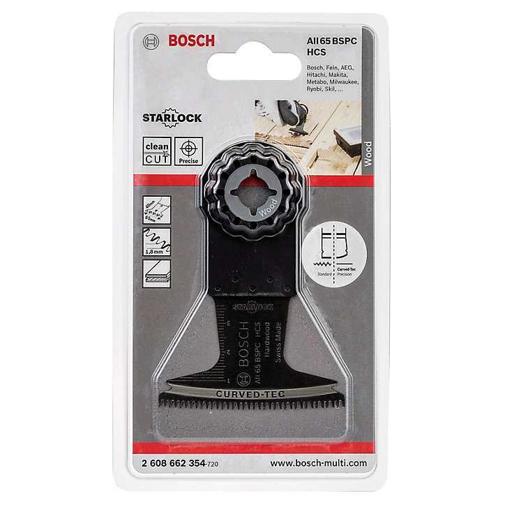 Lame de plongée bois Bosch Starlock 65mm