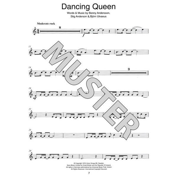 Wise Publications ABBA Gold for Clarinet