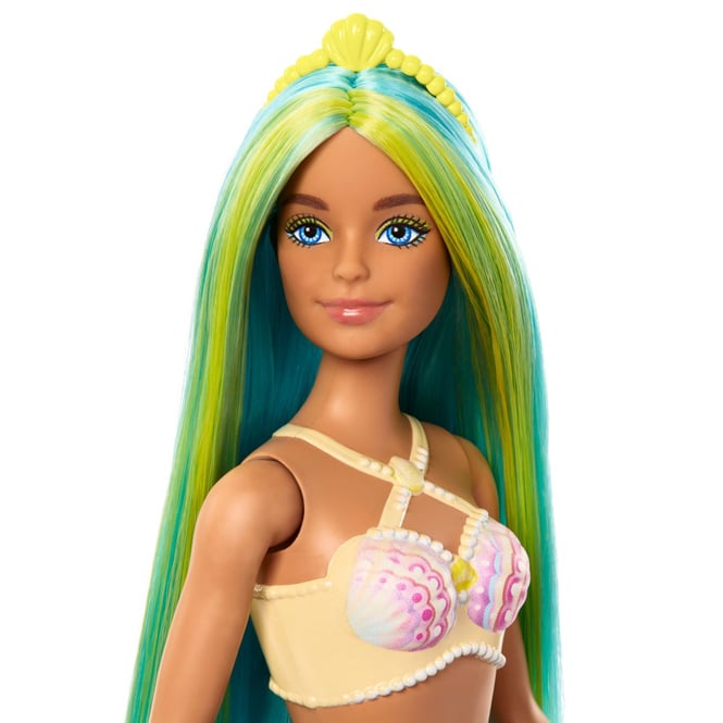 Barbie - Meerjungfrau Puppe - blaue Schwanzflosse
