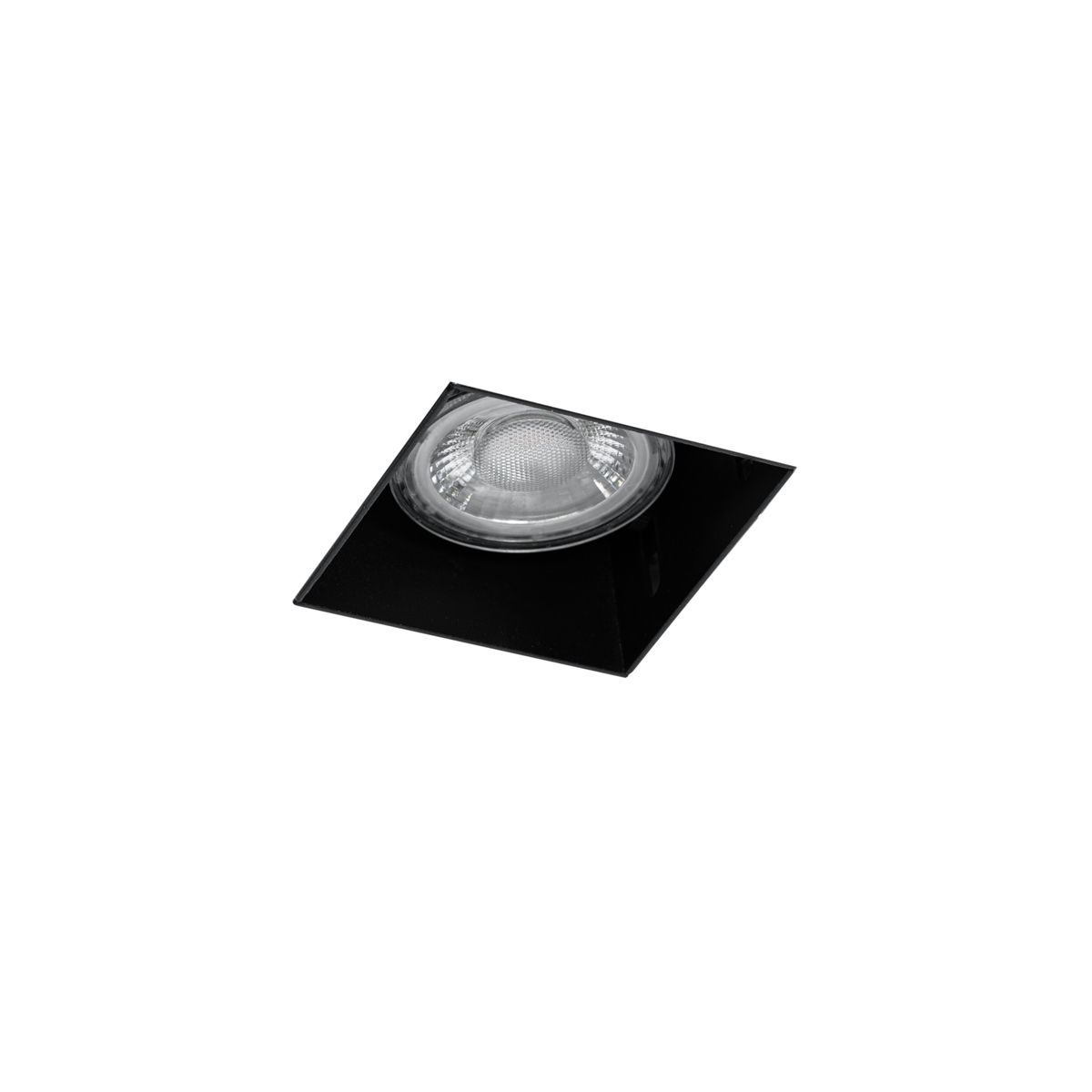 Moderne inbouwspot zwart GU10 trimless - Oneon