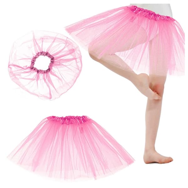 Tutu tyll skjørt kostyme rosa