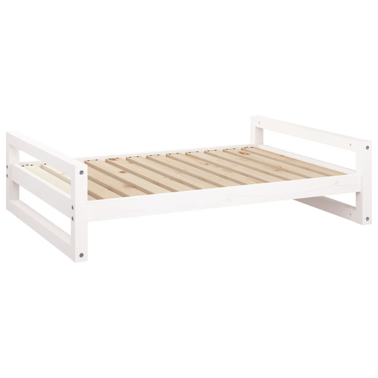VidaXL Hundebett XXL (105,5x75,5x28 cm) weiß