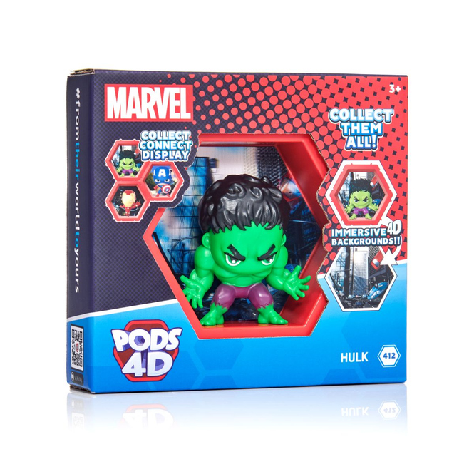 PODS 4D - Marvel - Sammelfigur Hulk - ca. 10 cm