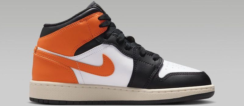 Jordan - Aj1 Mid - Kindersneakers - Bruin - Leer