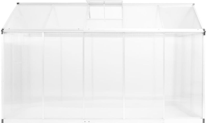 Tuinkas - Ruim - Dubbelwandig Polycarbonaat - Aluminium Constructie - 5,74 m²