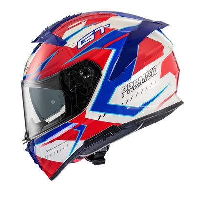 Casque Premier DEVIL EV13 - Bleu / Blanc