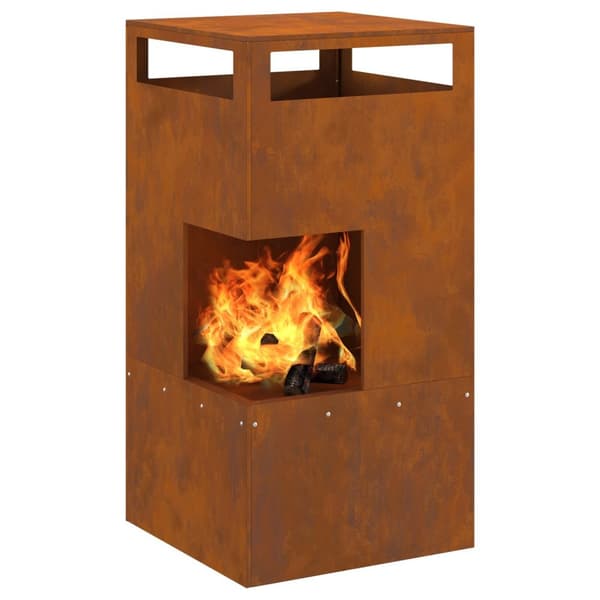 vidaXL Peis 50x50x100 cm Værbestandig Stål