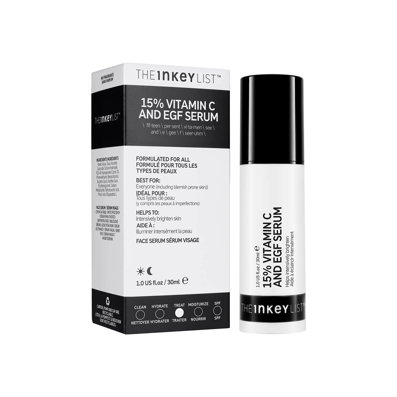 The Inkey List 15% Vitamin C and EGF Serum 30 ml