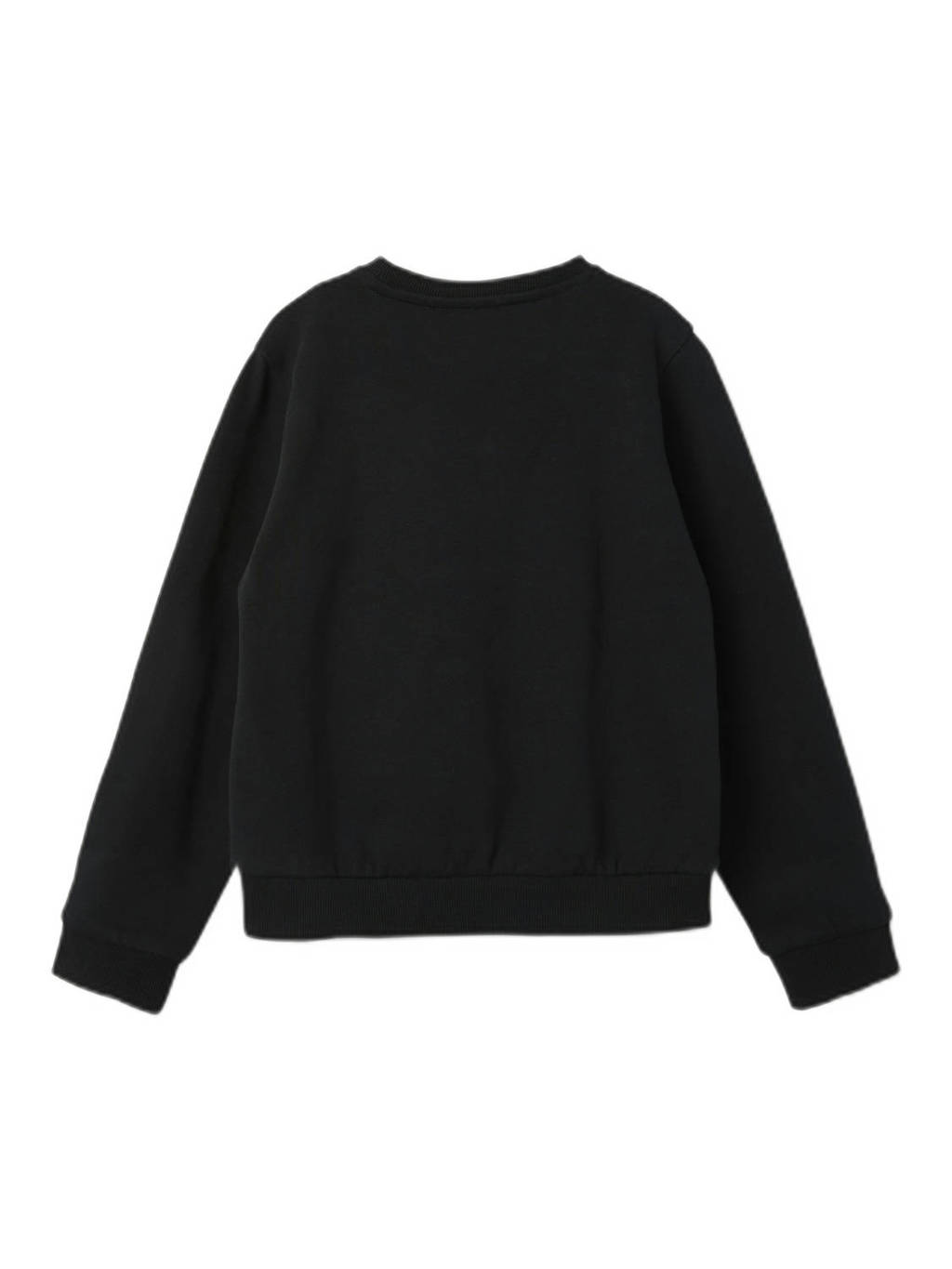 NAME IT sweater met printopdruk zwart