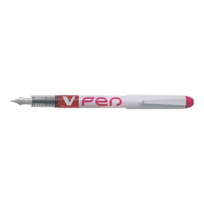 Pilot V Pen - Stylo plume - rose - 0,4 mm - pointe moyenne