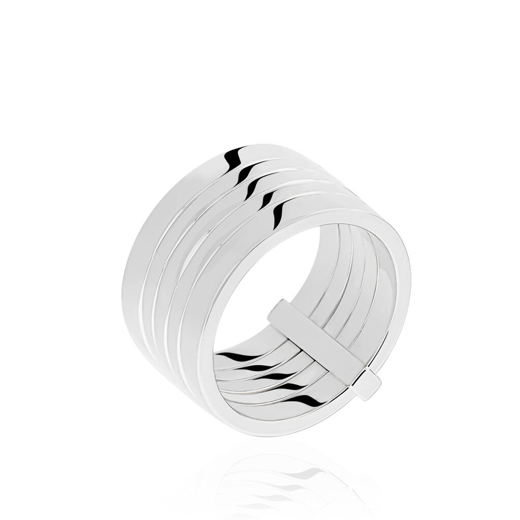 Bague Nyla Argent Blanc