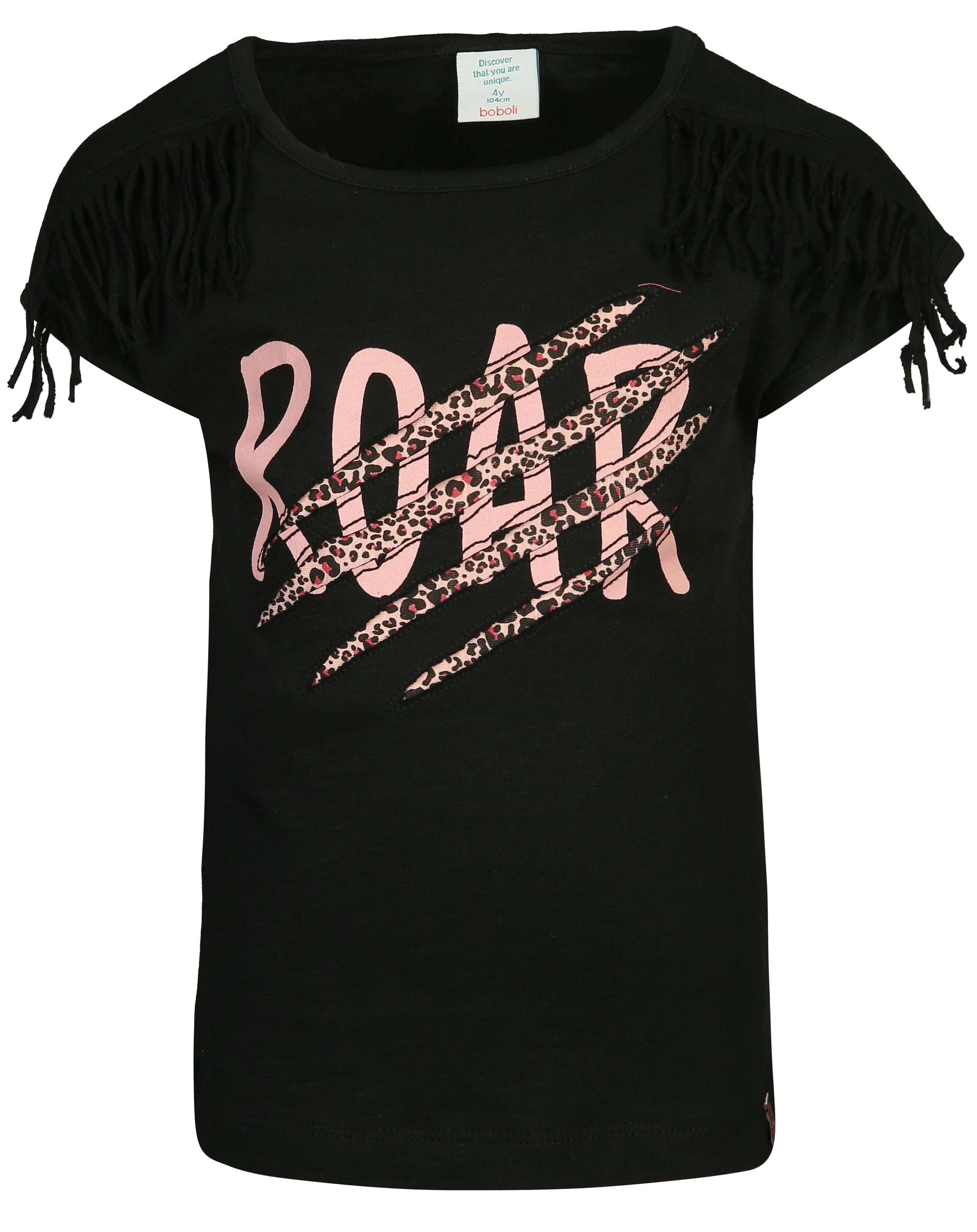 T-Shirt ROAR in schwarz