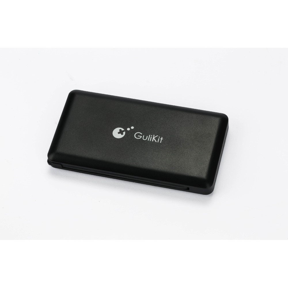 Aufsteckbare USB A / USB C Powerbank Reise Ladegerät für Nintendo Switch / Smartphones / Tablets (10000mAh) - Schwarz