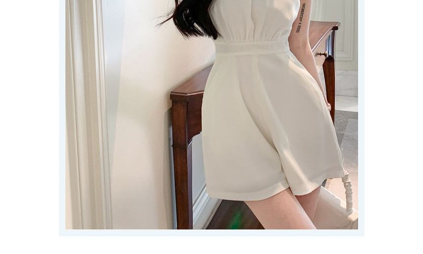 Egsy - Halter Romper met Effen Kleur