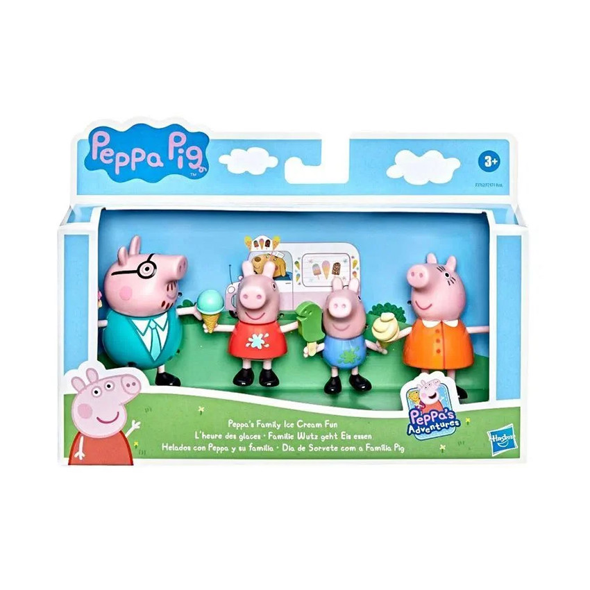 Coffret de 4 figurines Peppa Pig etsa famille