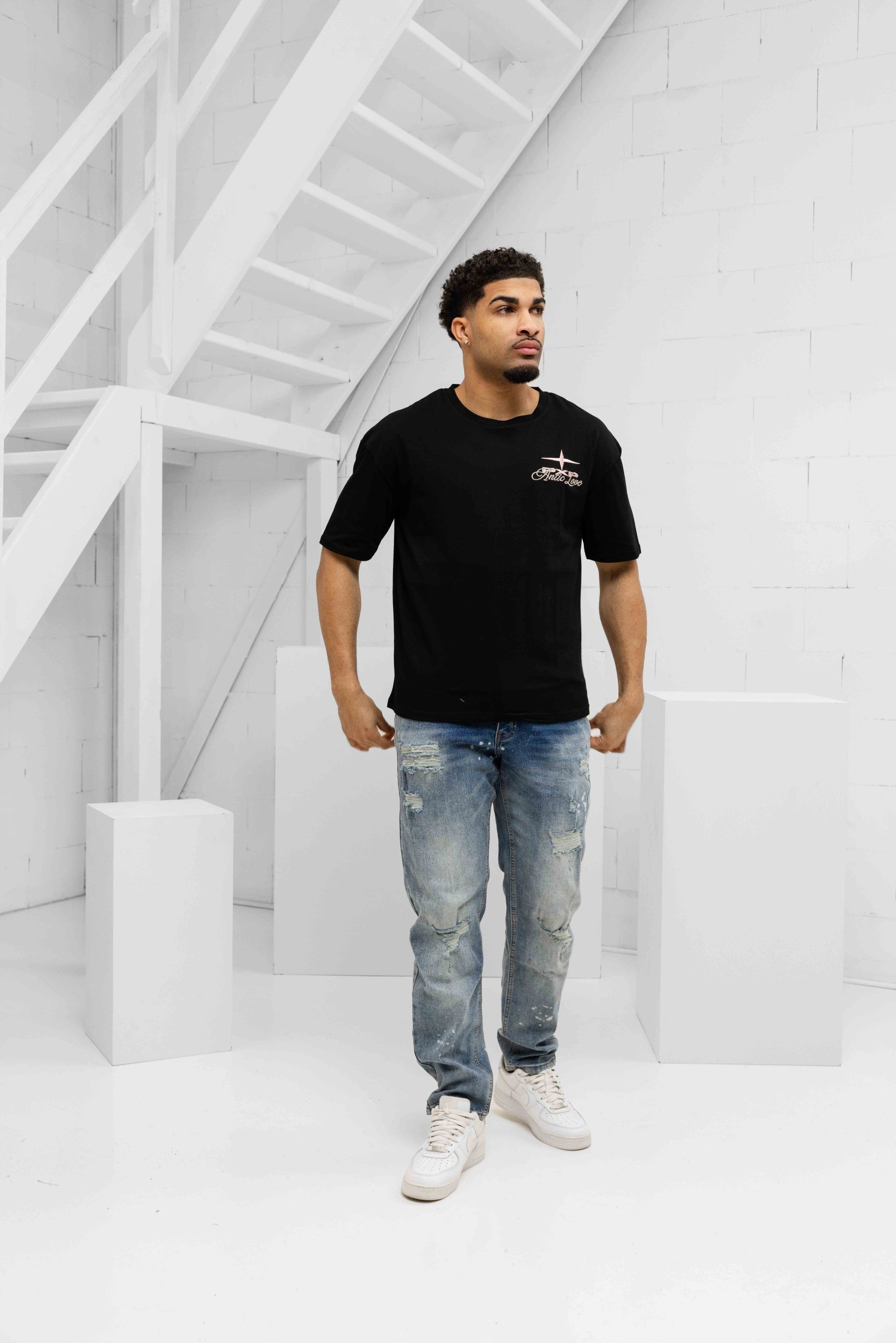 Project X Paris Antic Love T-Shirt Heren Zwart