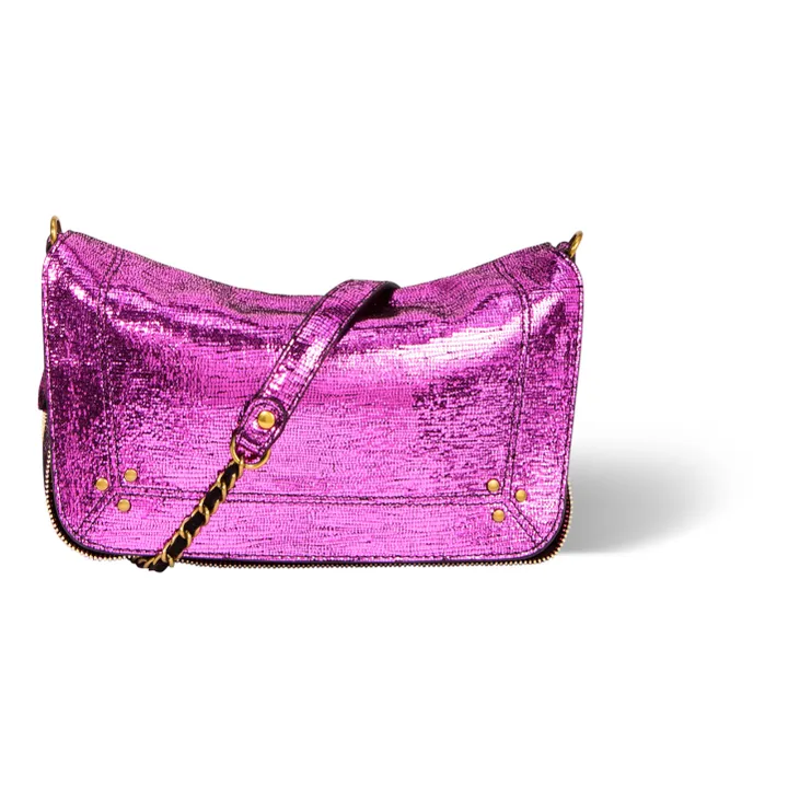 Jérôme Dreyfuss Sac Bobi S Lamé | Lamé Fuxia