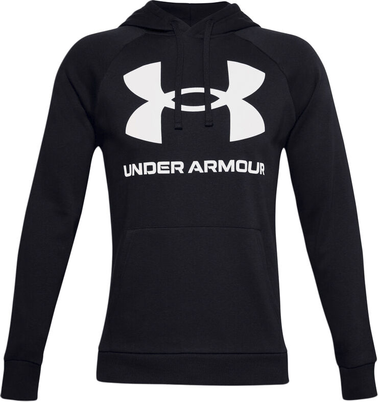 Under Armour Rival Fleece Big Logo hættetrøje Sort