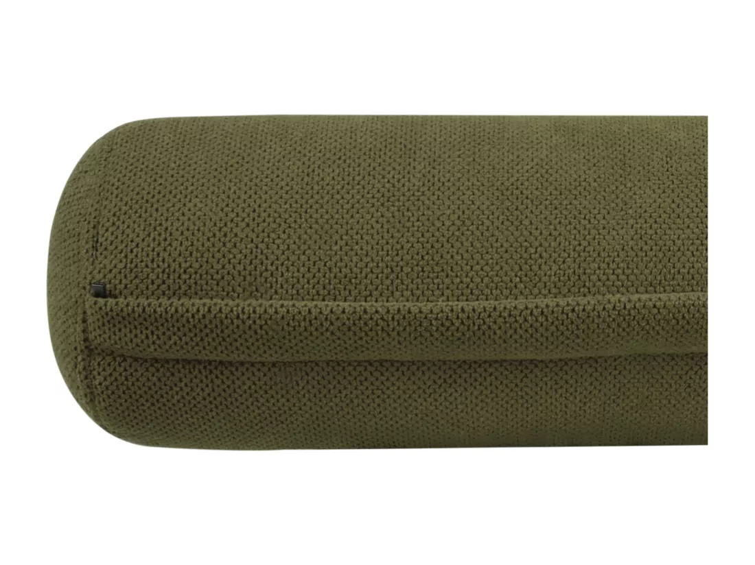 Chaise longue côté droite en tissu vert GONESSE