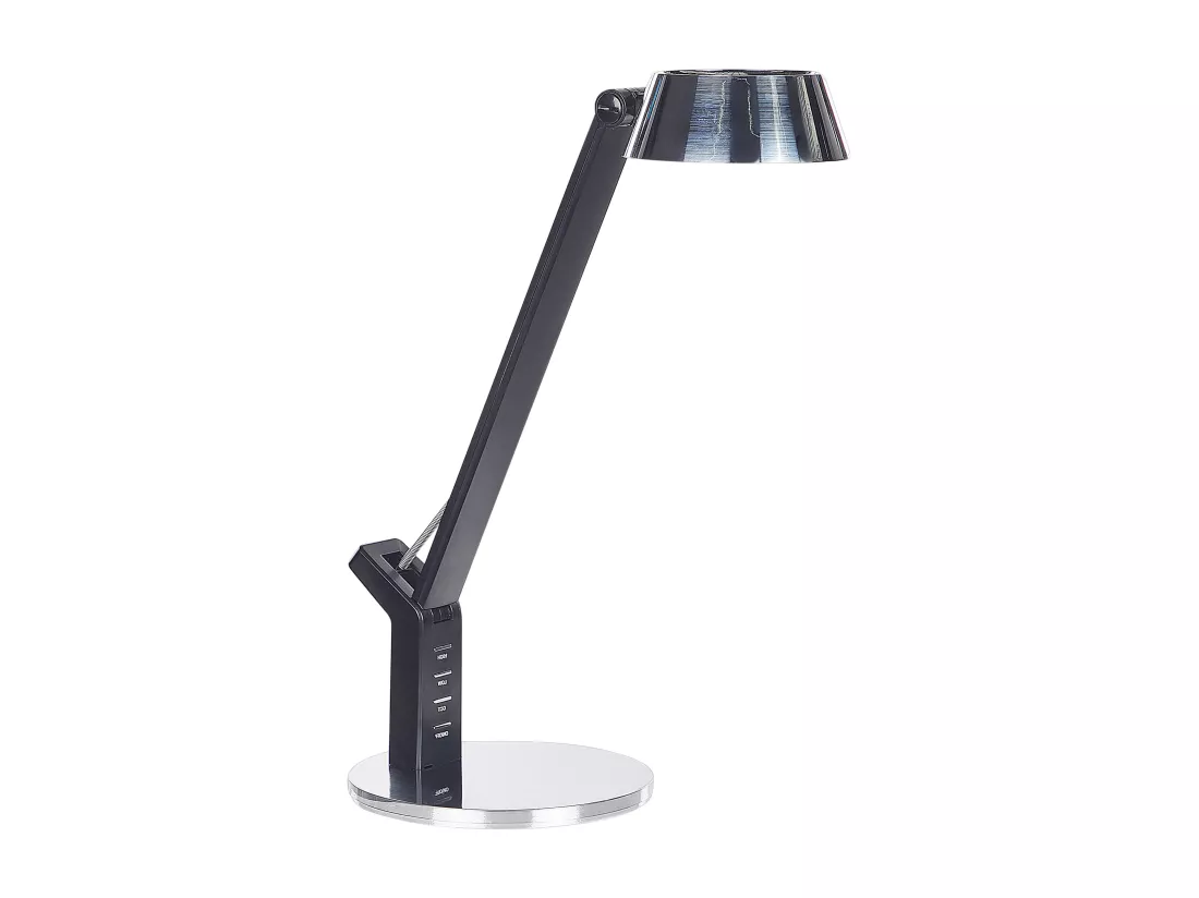 Lampe de bureau LED CHAMAELEON Avec variateur Métal Argenté