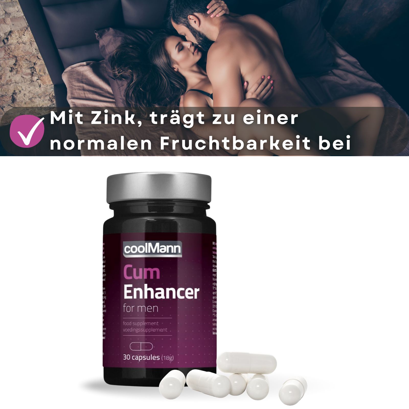 Coolmann - Cum Enhancer für mehr Sperma