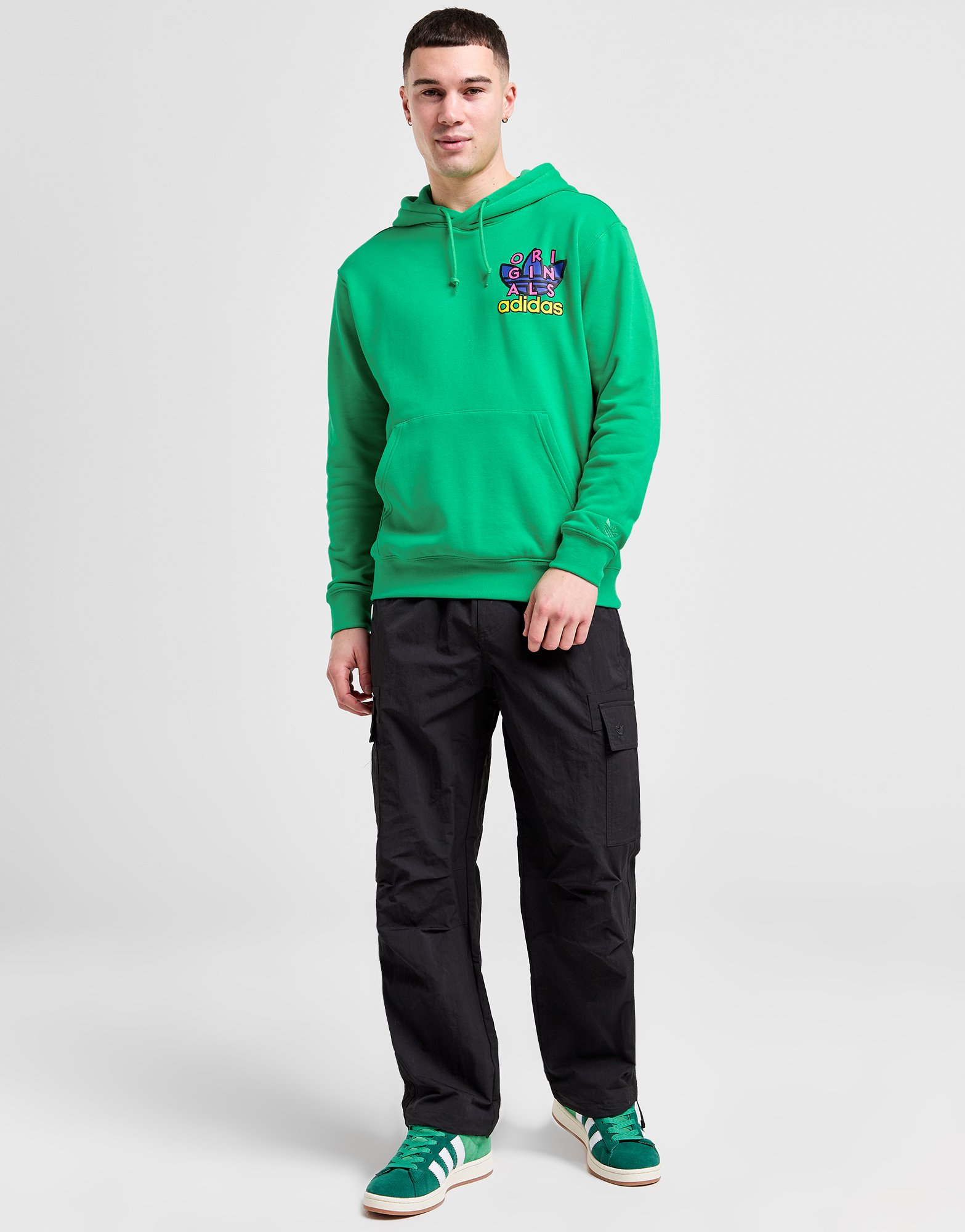 adidas Originals Sweat à Capuche Trefoil Homme