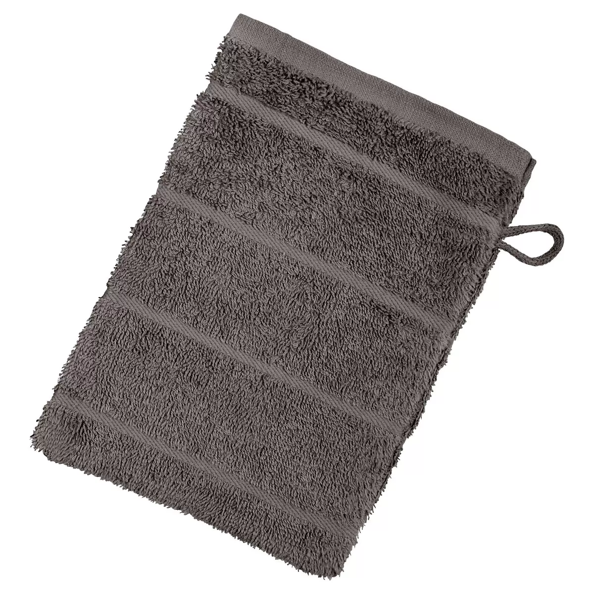 Waschhandschuh Liliane Dunkelgrau