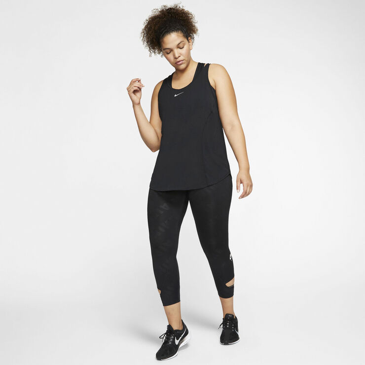 Nike Air 7/8 Tights (Plus Size) Sort