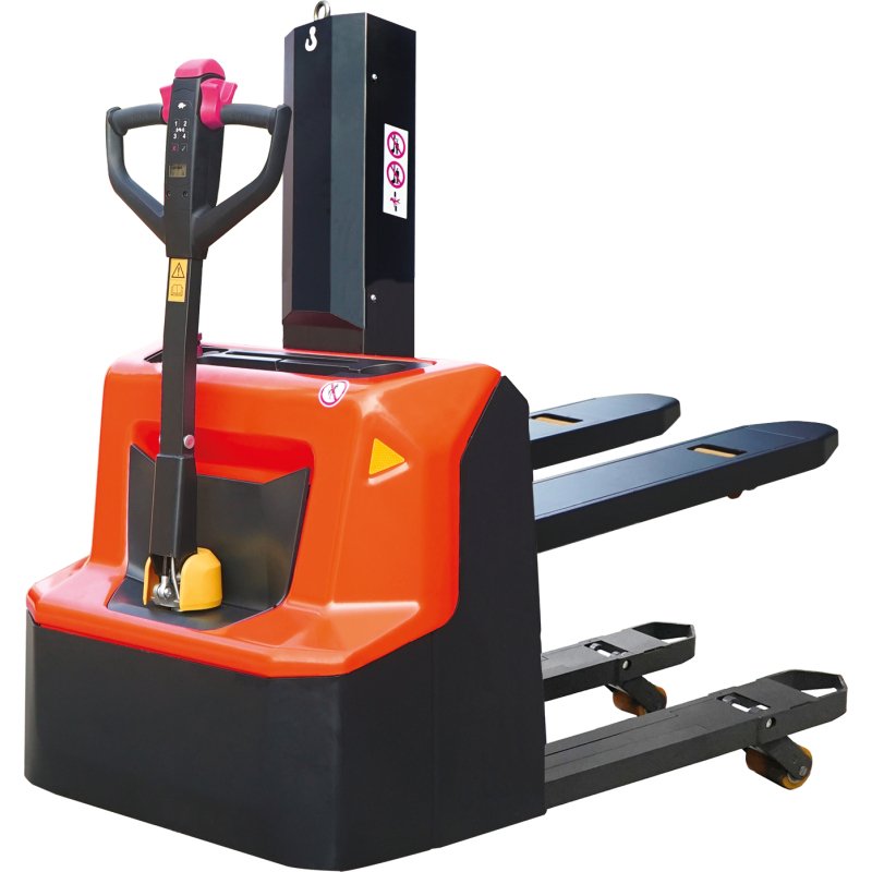 Gerbeur électrique mât poutre, levée initiale, batterie lithium, 1200 kg élévation 1195 mm