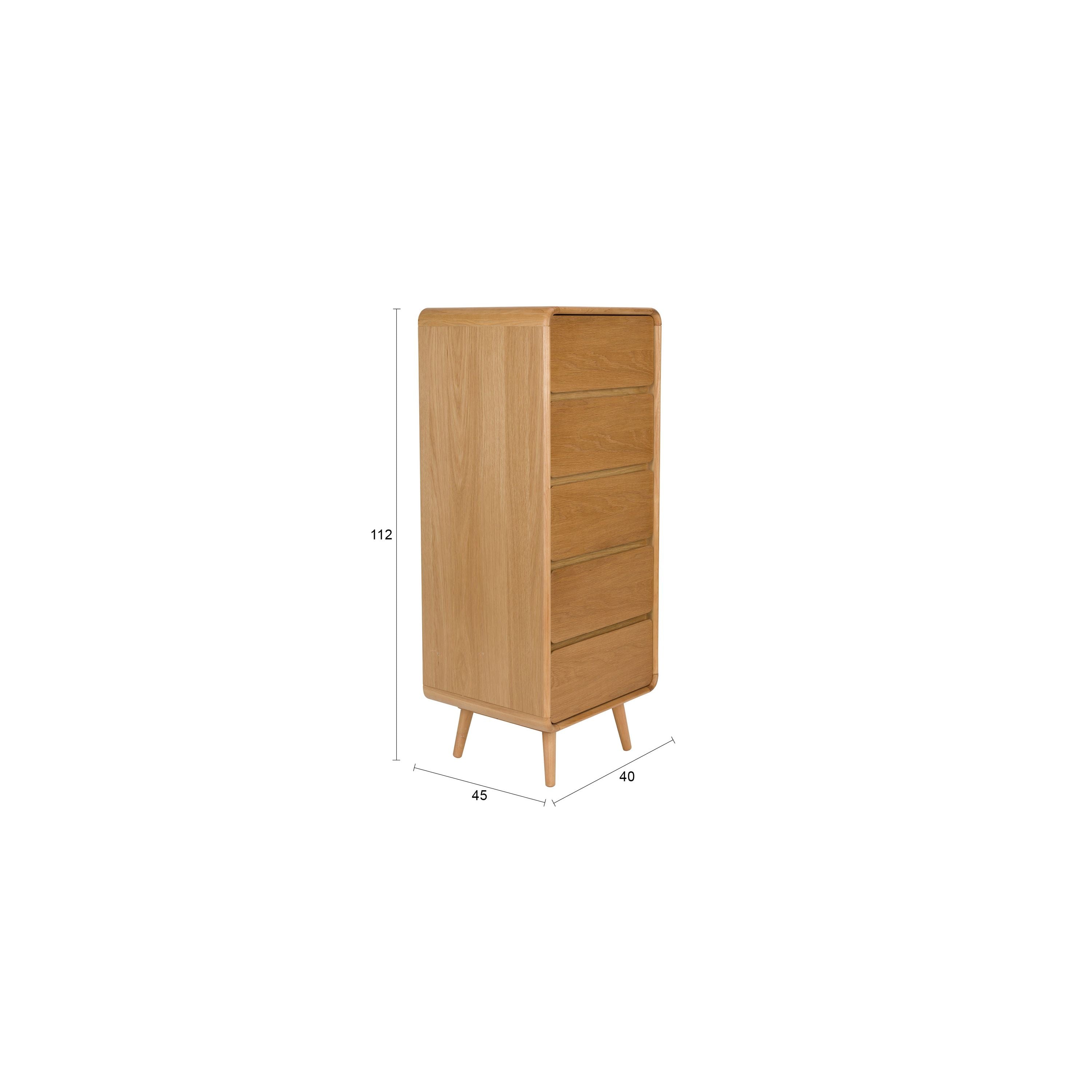 Zuiver Rise Kast| Ladekast Hout Naturel