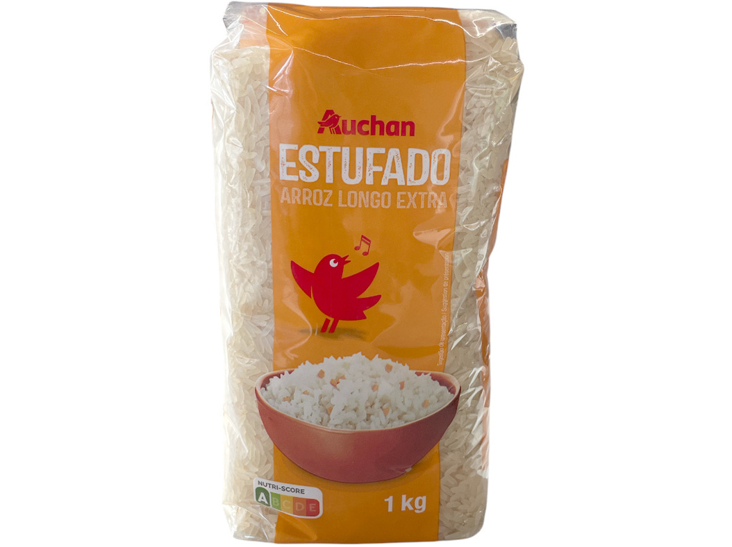 ARROZ ESTUFADO AUCHAN EXTRA LONGO 1KG
