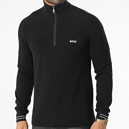 Pull Col Zippé Zolet 50482399 Noir