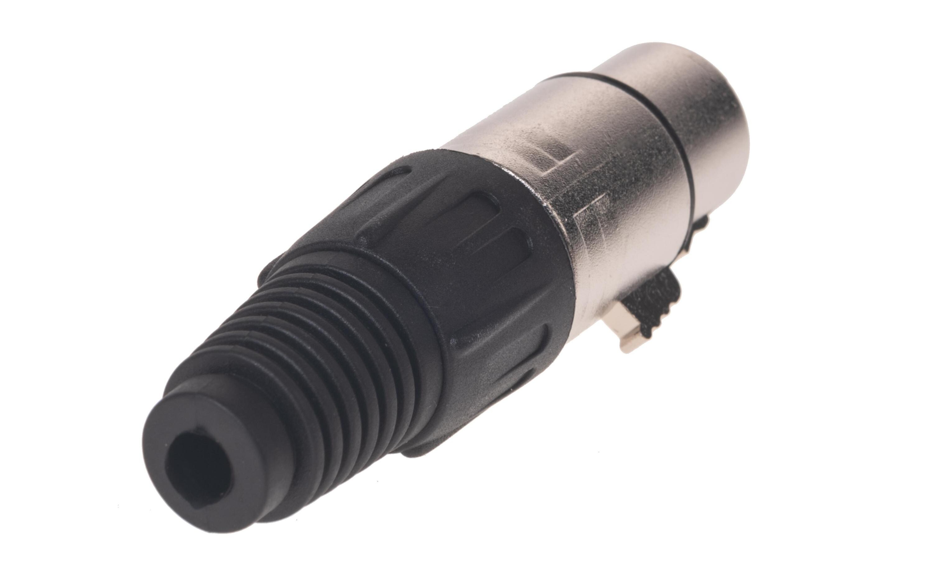 Stecker BC1001NI-F 3-Pol XLRf female Stecker NickelHochwertiger und robuster Bemero XLR-Stecker