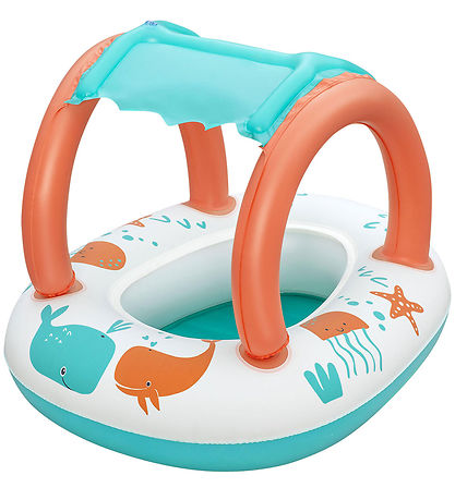 Bestway Schwimmmatratze m. Schirm - 84 x 67 cm - Comfort Plüsch