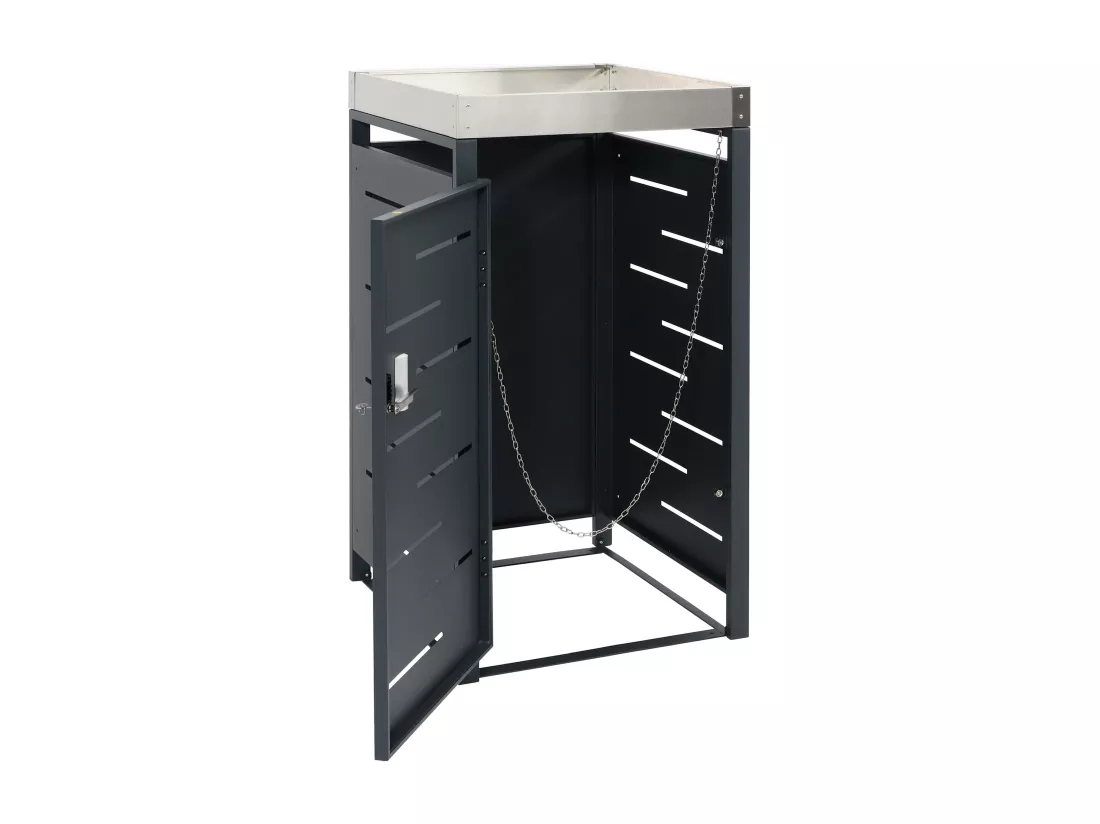Cache-poubelle MCW-H40b pour 1 poubelle