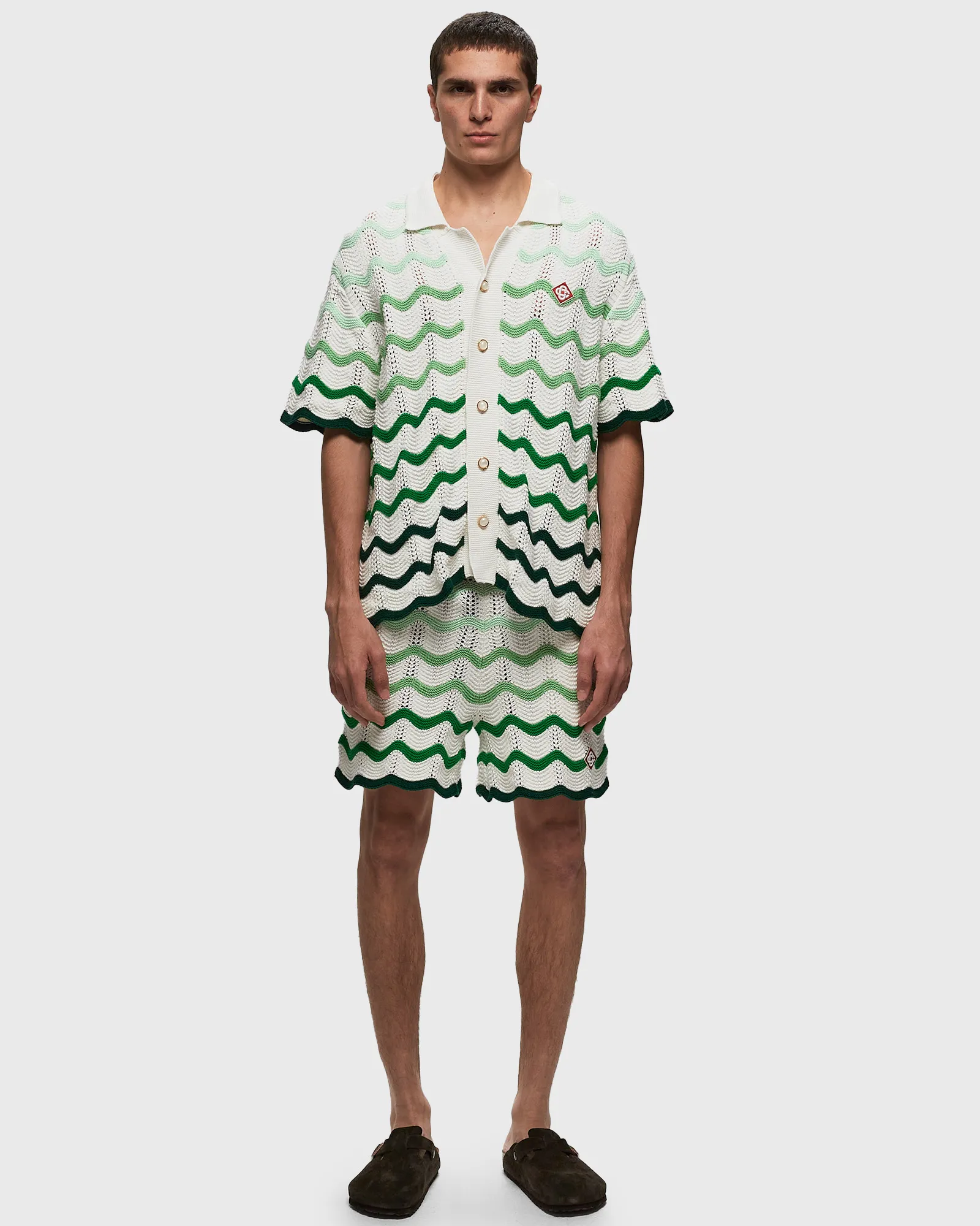 Casablanca GRADIENT WAVE TEXTURE SHIRT