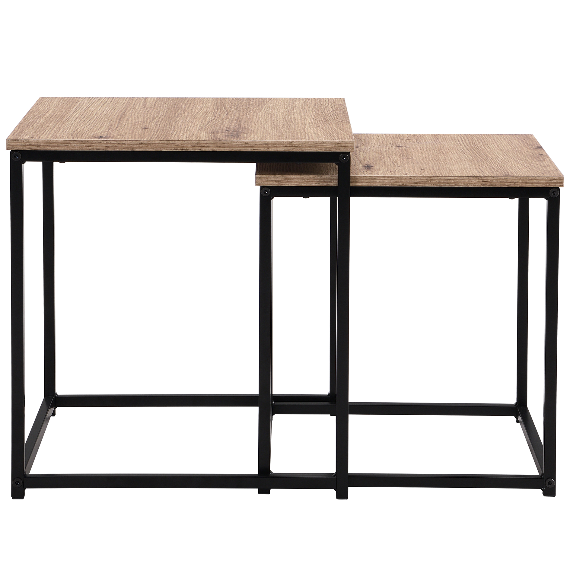 2er-Set Couchtisch - Artisan Eiche - 38 cm
