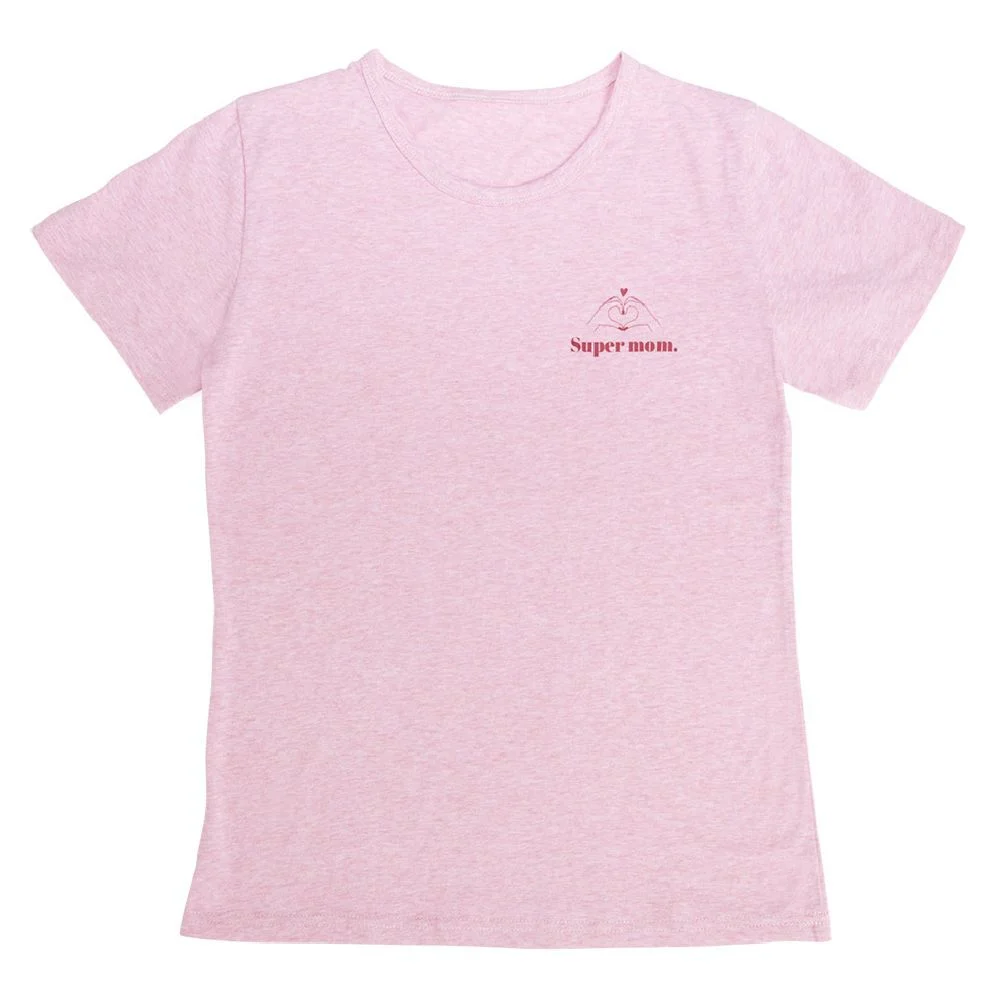 T-shirt Super mom rose