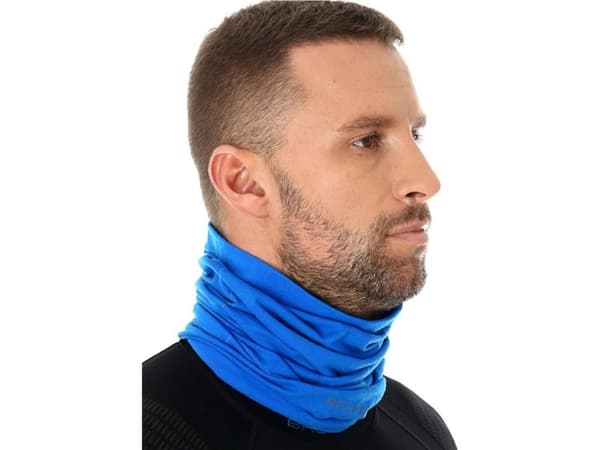 Brubeck Merino multifunksjonsskjerf for menn, svart, størrelse S/M (KM10360)