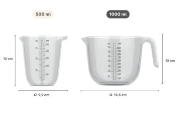 Maatbeker Chef It 1000 ml - transparant