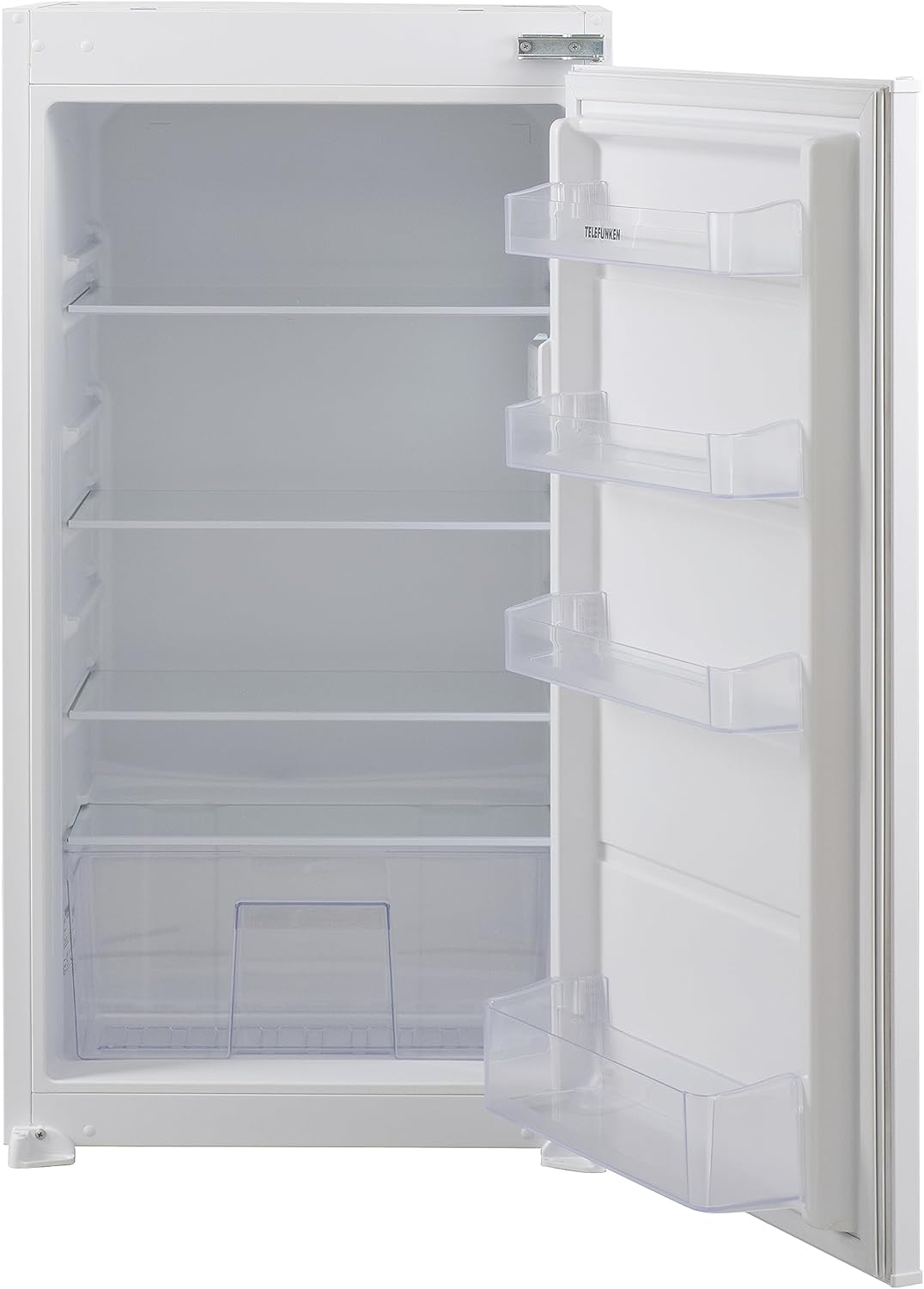 TELEFUNKEN EK102S160E Einbaukühlschrank ohne Gefrierfach | 102cm Nische | Schlepptür-Technik | 154 Liter Nutzinhalt | Temperaturregelung | Weiß