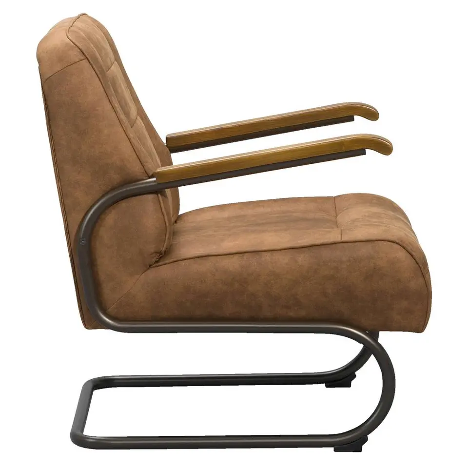 Fauteuil Ivar - stof - cognac