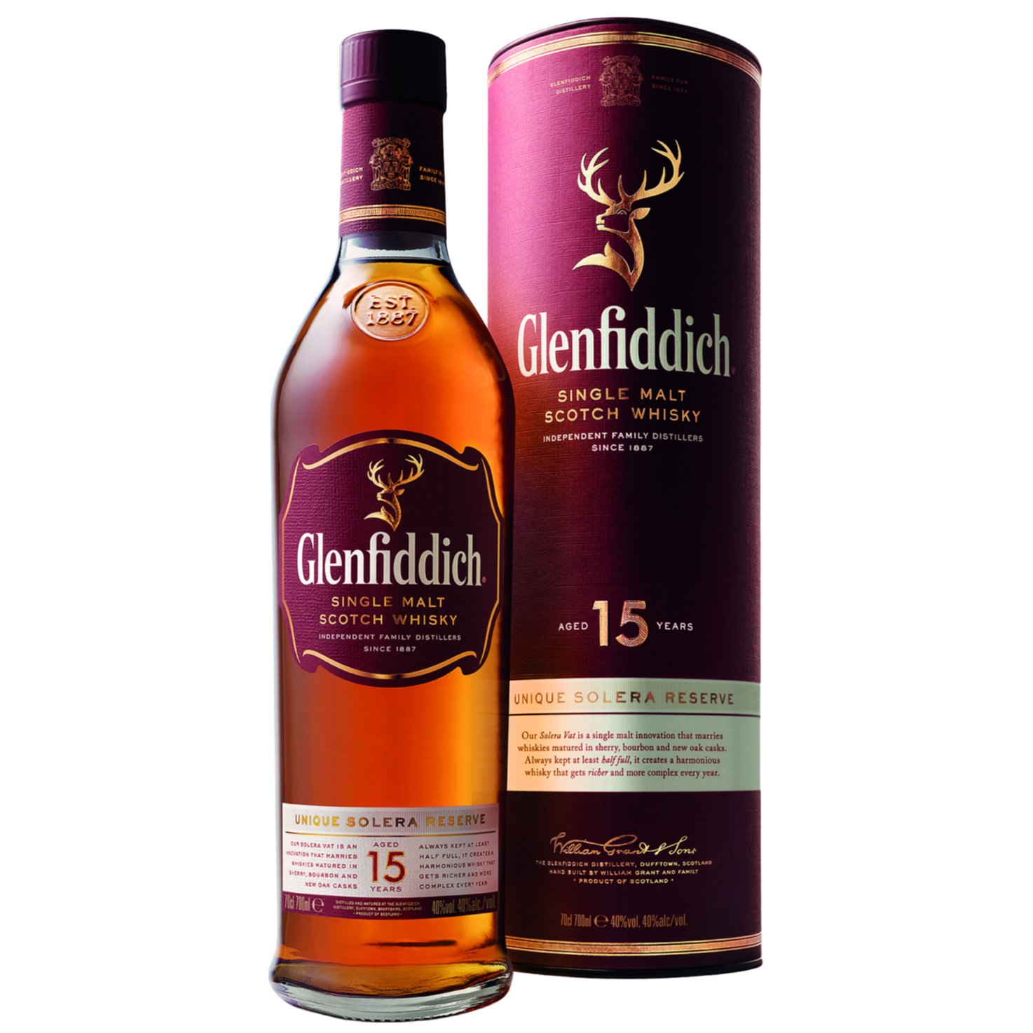 Glenfiddich Single Malt 15 Years -70cl