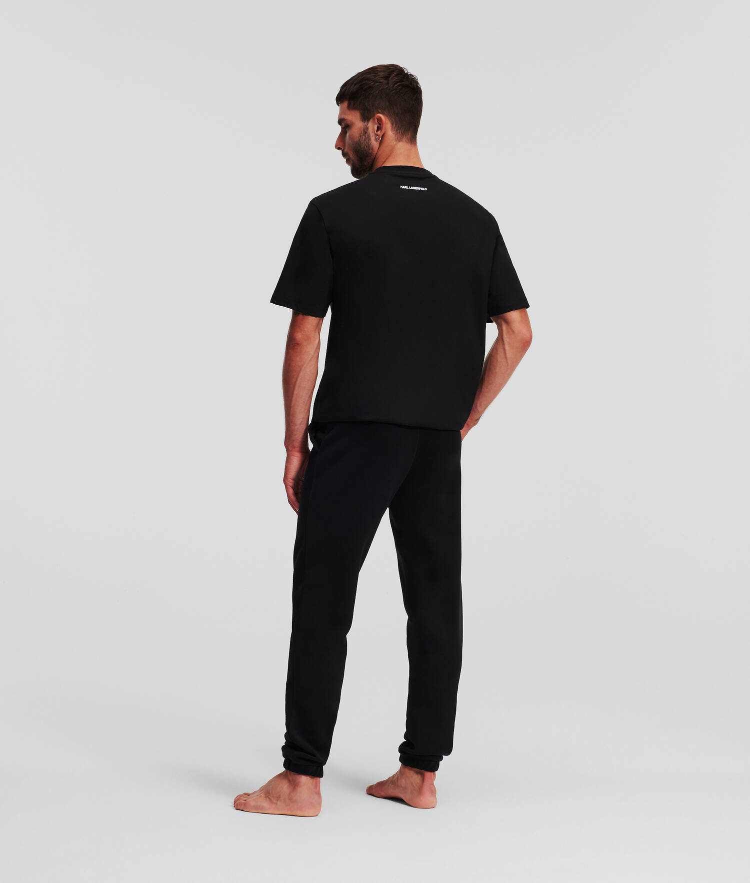 JOGGING LOUNGEWEAR AVEC LOGO ESSENTIAL - Noir