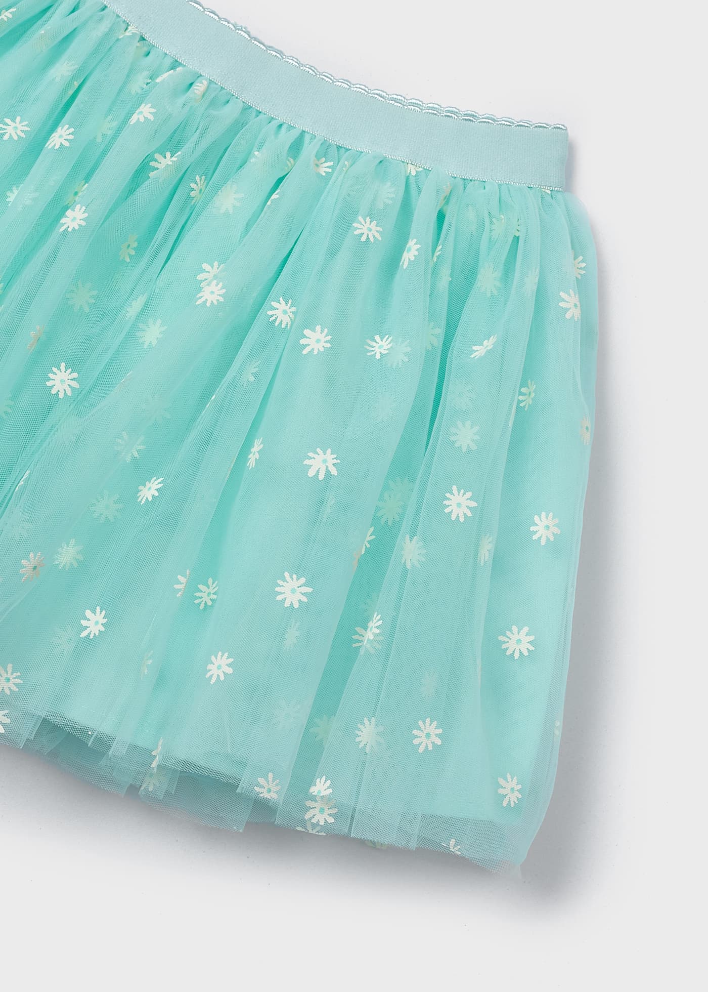 Conjunto de duas peças com saia de tule para meninas