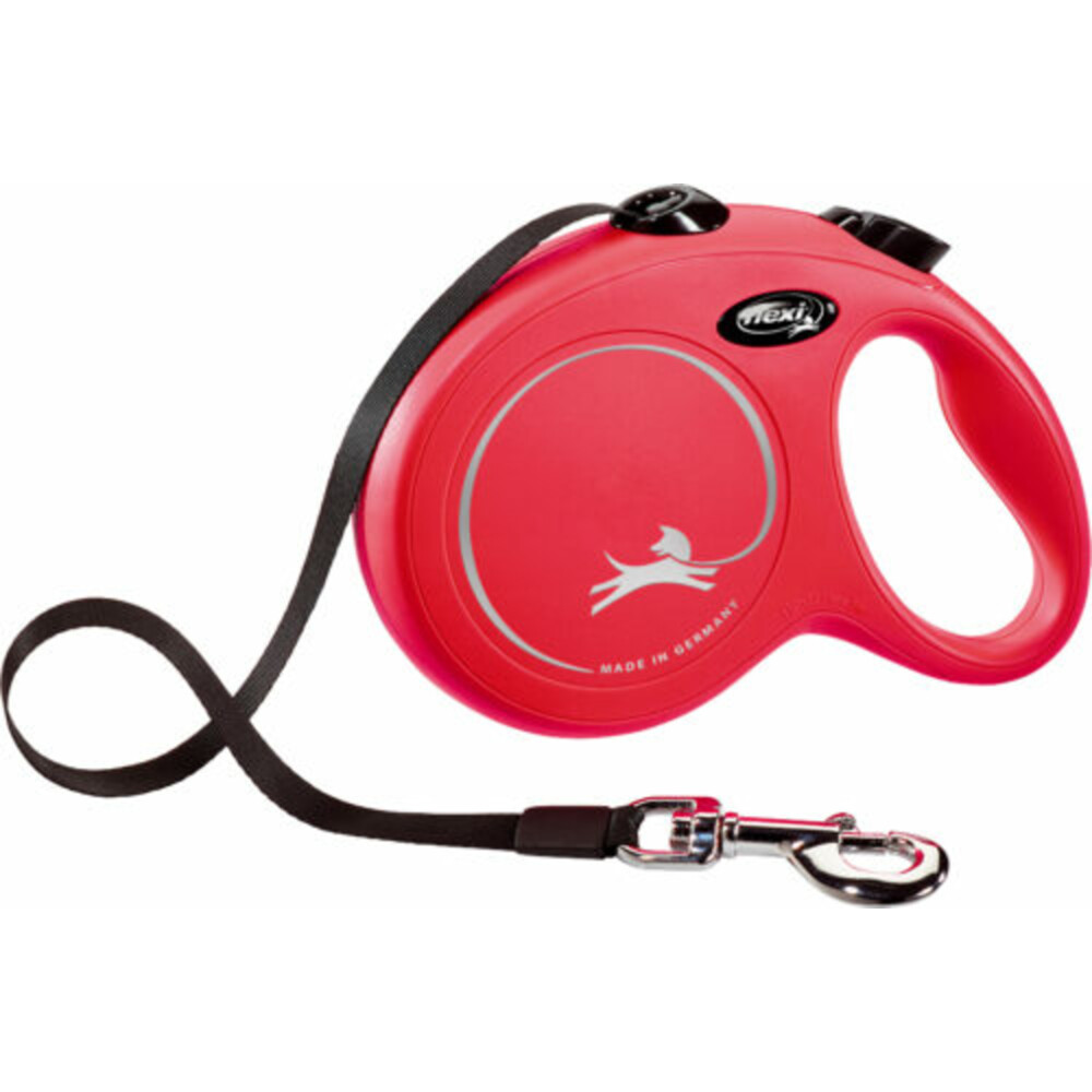 Flexi Rollijn Classic Tape 5 mtr tot 50 kg Rood