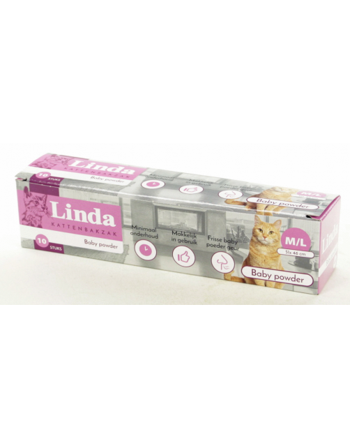 Linda Kattenbakzak Babypowder - Kattenbakaccessoires